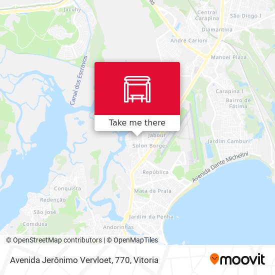 Avenida Jerônimo Vervloet, 770 map