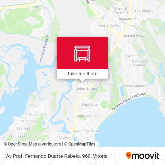 Av Prof. Fernando Duarte Rabelo, 960 map