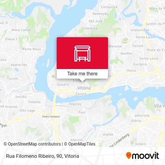 Rua Filomeno Ribeiro, 90 map