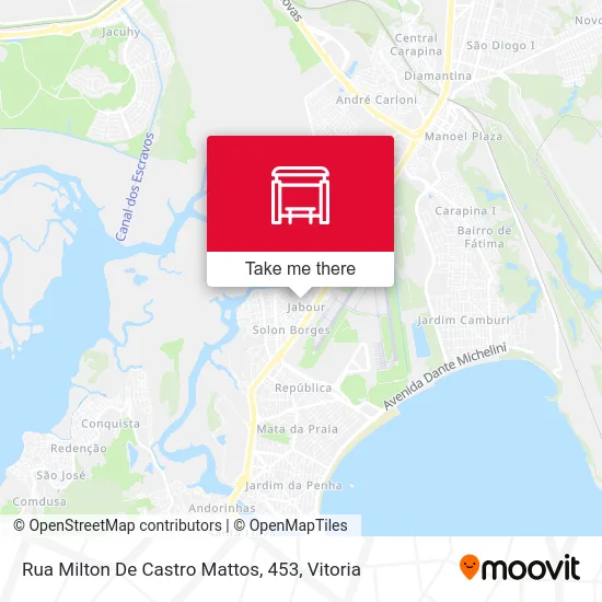 Rua Milton De Castro Mattos, 453 map