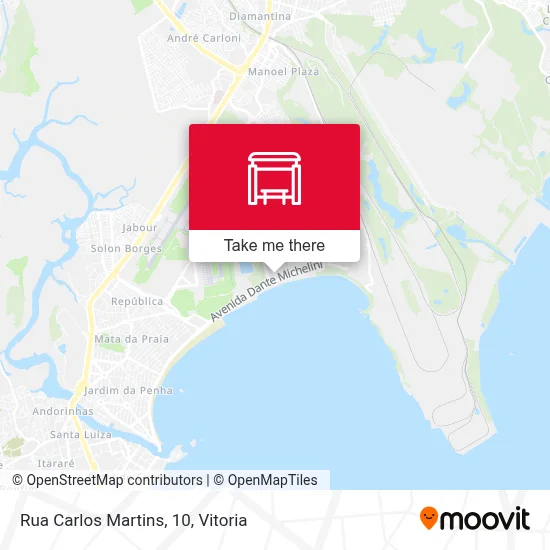 Rua Carlos Martins, 10 map