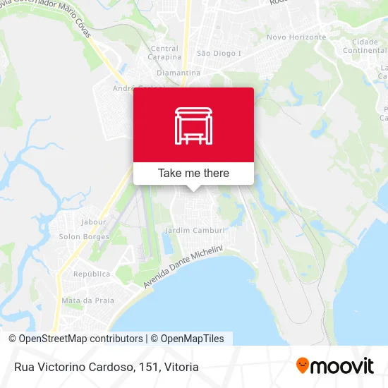 Rua Victorino Cardoso, 151 map