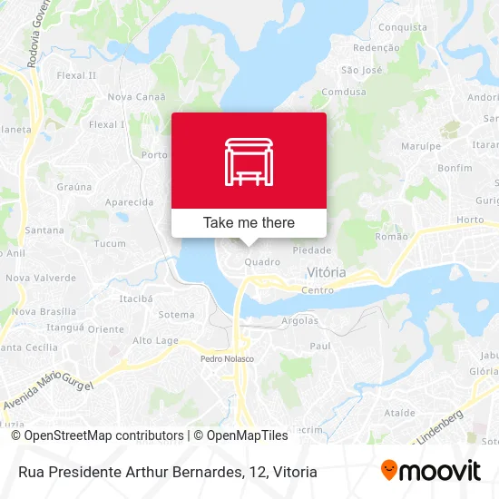 Rua Presidente Arthur Bernardes, 12 map