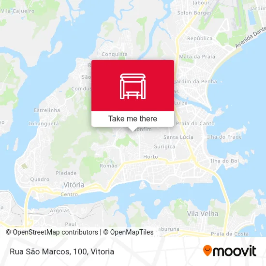 Rua São Marcos, 100 map