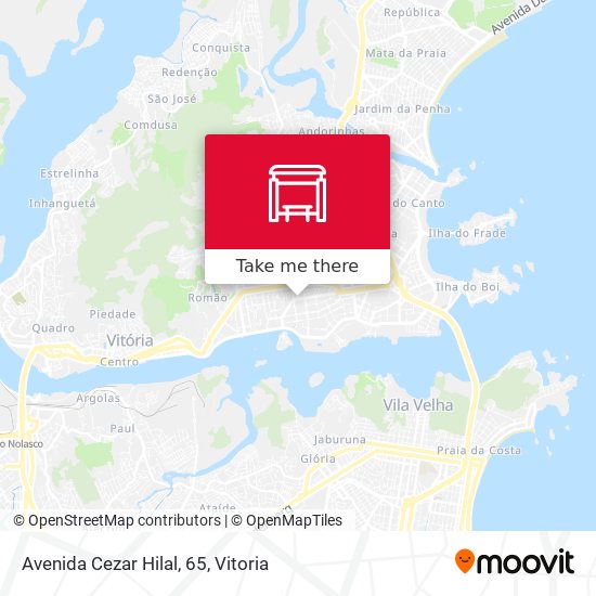 Avenida Cezar Hilal, 65 map
