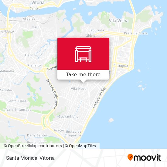 Mapa Santa Monica