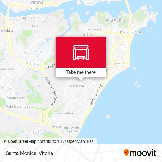 Santa Monica map