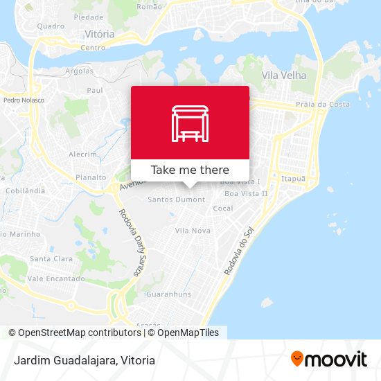 Jardim Guadalajara map