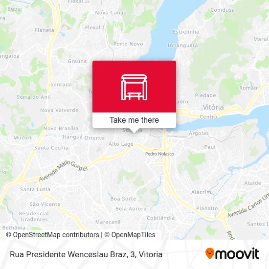 Rua Presidente Wenceslau Braz, 3 map