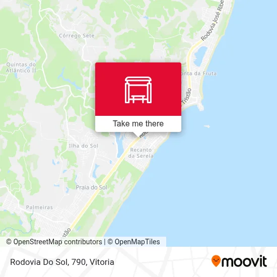 Rodovia Do Sol, 790 map