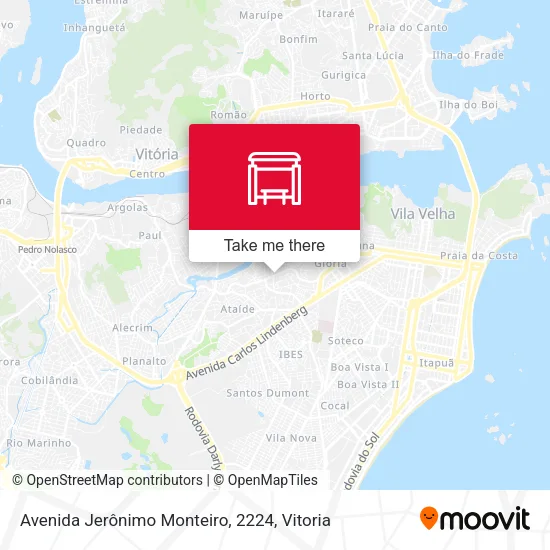 Avenida Jerônimo Monteiro, 2224 map