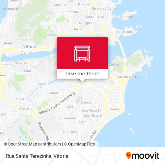 Mapa Rua Santa Terezinha