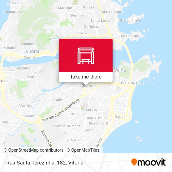 Rua Santa Terezinha, 182 map