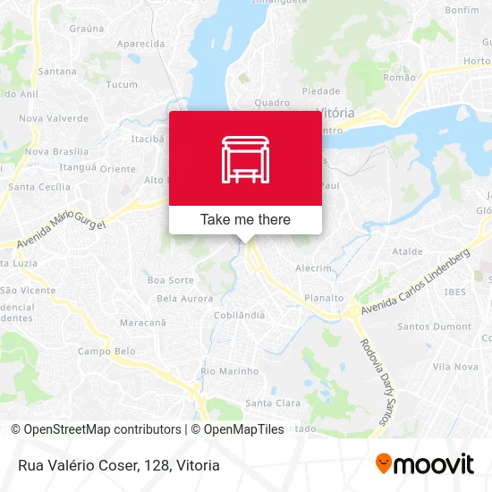 Rua Valério Coser, 128 map