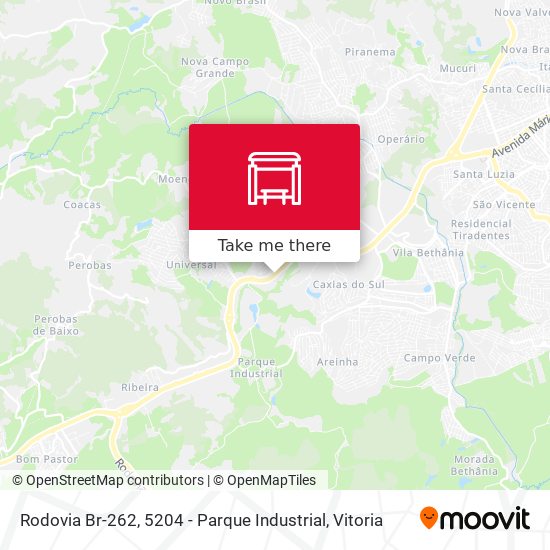 Rodovia Br-262, 5204 - Parque Industrial map