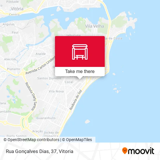 Rua Gonçalves Dias, 37 map