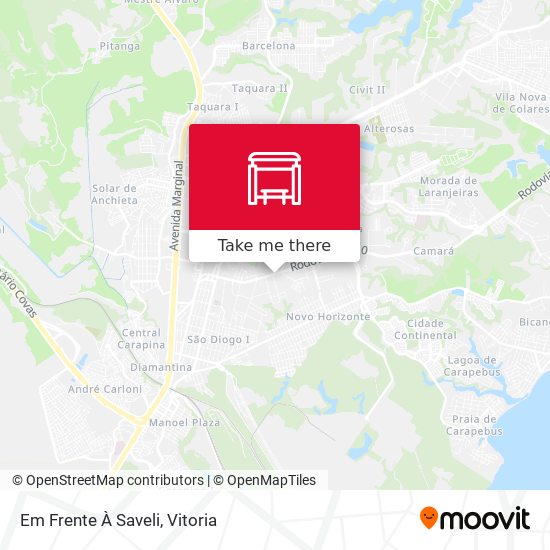 Em Frente À Saveli map