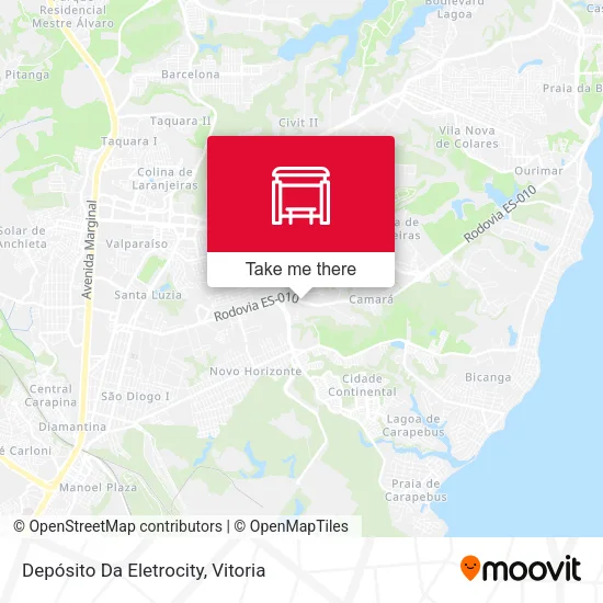 Depósito Da Eletrocity map