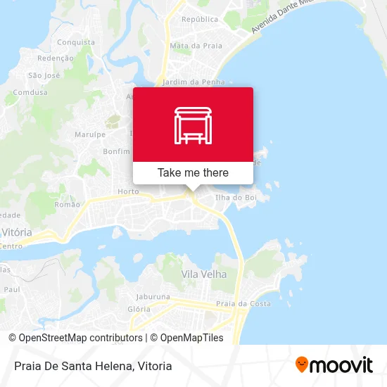 Praia De Santa Helena map