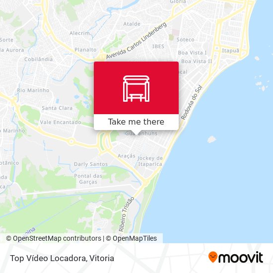Top Vídeo Locadora map