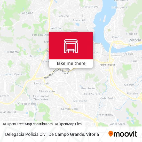 Mapa Delegacia Policia Civil De Campo Grande