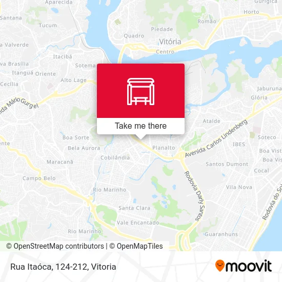Rua Itaóca, 124-212 map