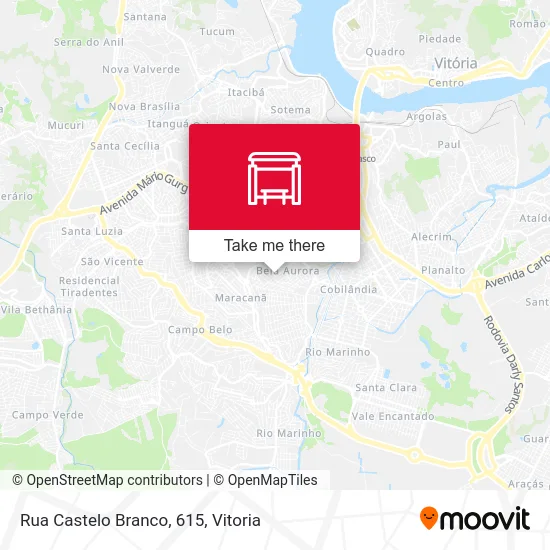 Rua Castelo Branco, 615 map