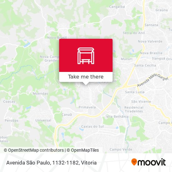 Avenida São Paulo, 1132-1182 map