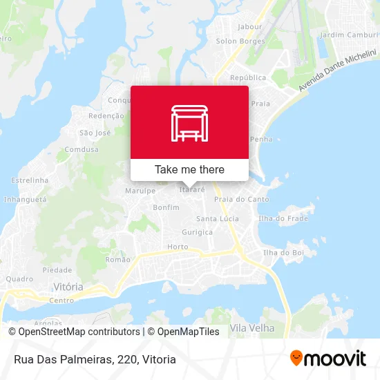 Rua Das Palmeiras, 220 map