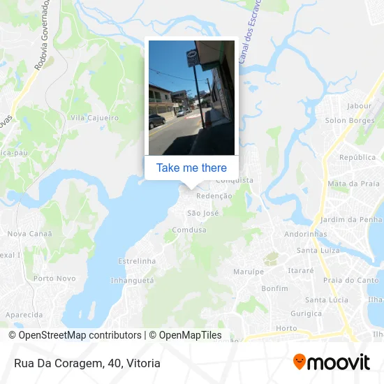 Rua Da Coragem, 40 map