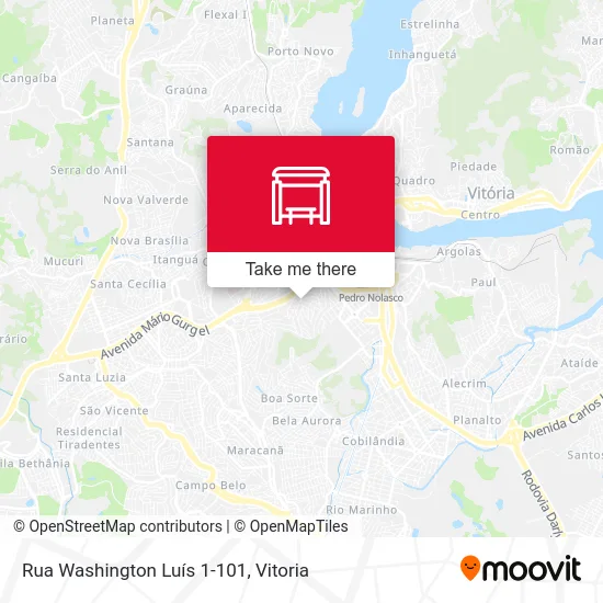 Rua Washington Luís 1-101 map