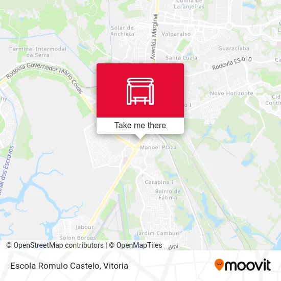 Escola Romulo Castelo map