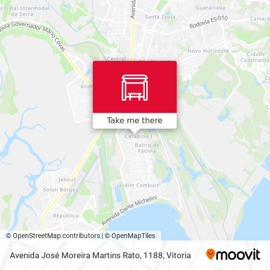 Avenida José Moreira Martins Rato, 1188 map