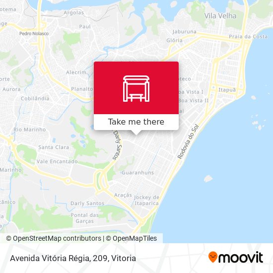 Avenida Vitória Régia, 209 map