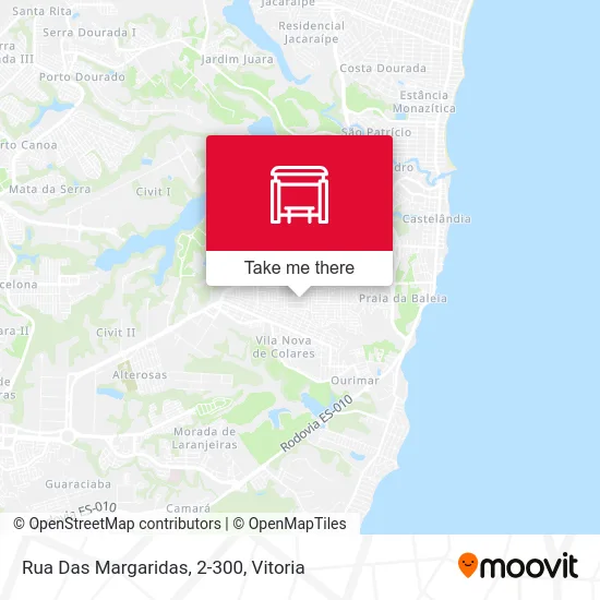 Rua Das Margaridas, 2-300 map