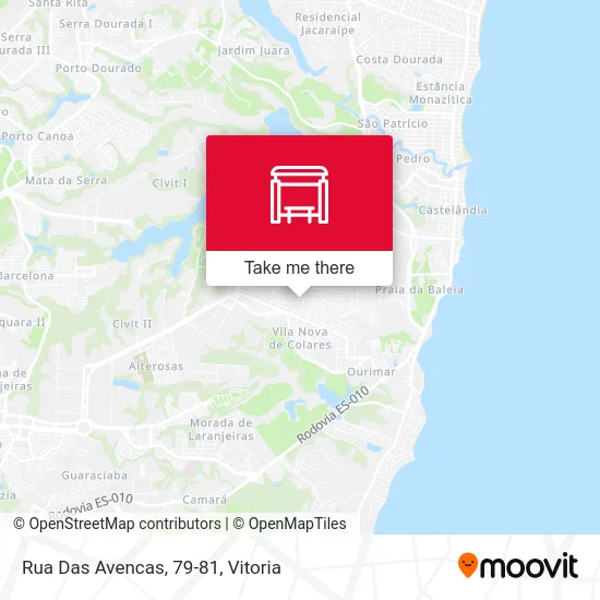 Rua Das Avencas, 79-81 map