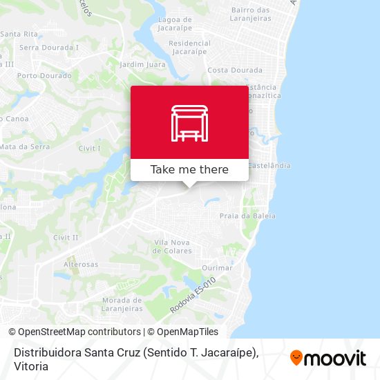 Distribuidora Santa Cruz (Sentido T. Jacaraípe) map