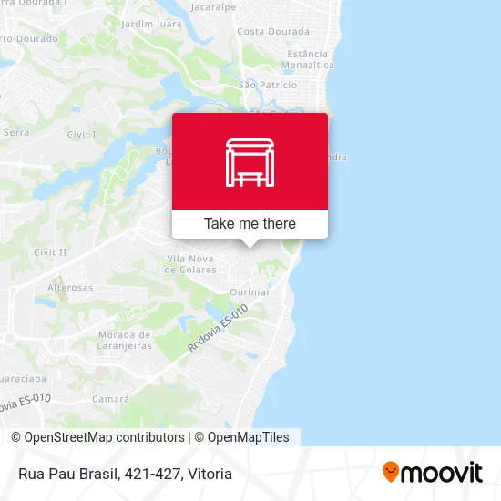 Rua Pau Brasil, 421-427 map