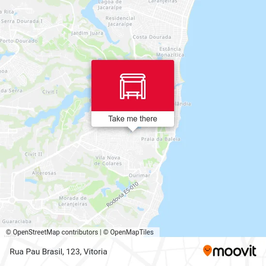 Rua Pau Brasil, 123 map