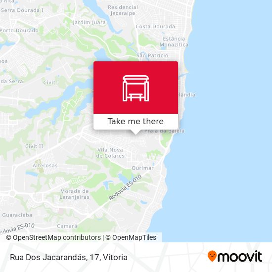 Rua Dos Jacarandás, 17 map