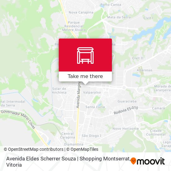 Avenida Eldes Scherrer Souza | Shopping Montserrat map