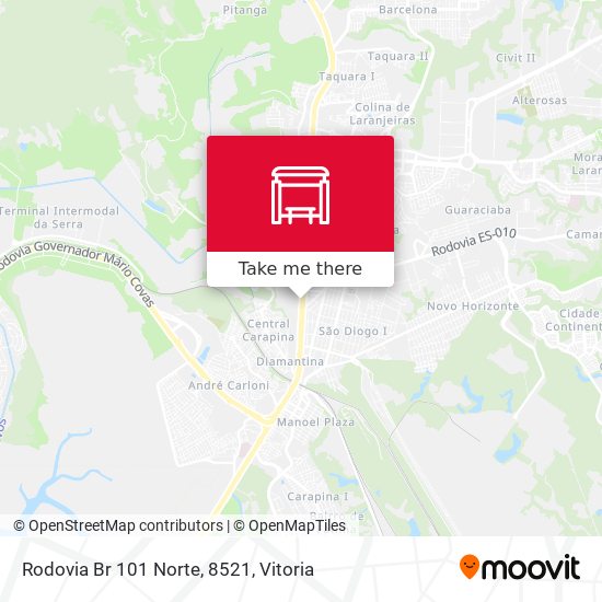 Rodovia Br 101 Norte, 8521 map