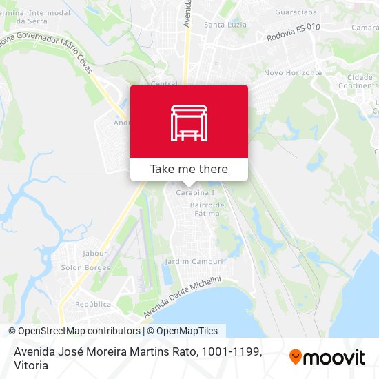 Mapa Avenida José Moreira Martins Rato, 1001-1199