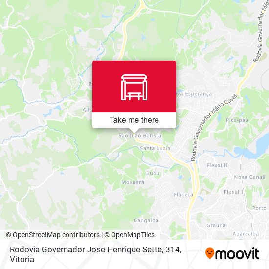 Rodovia Governador José Henrique Sette, 314 map