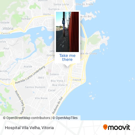 Hospital Vila Velha map