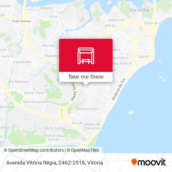 Avenida Vitória Régia, 2462-2516 map