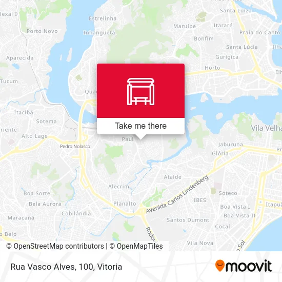 Rua Vasco Alves, 100 map
