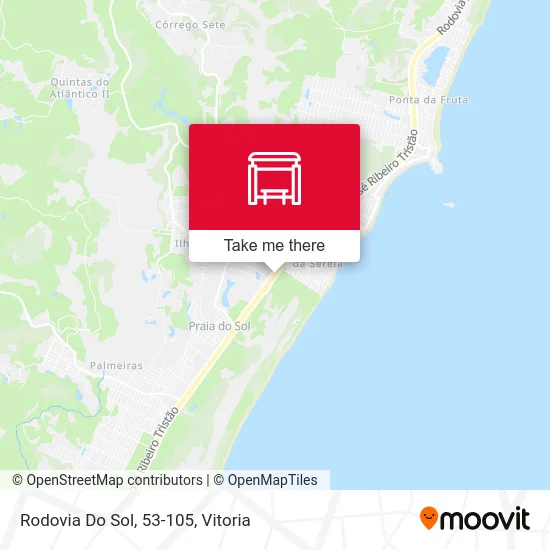 Rodovia Do Sol, 53-105 map