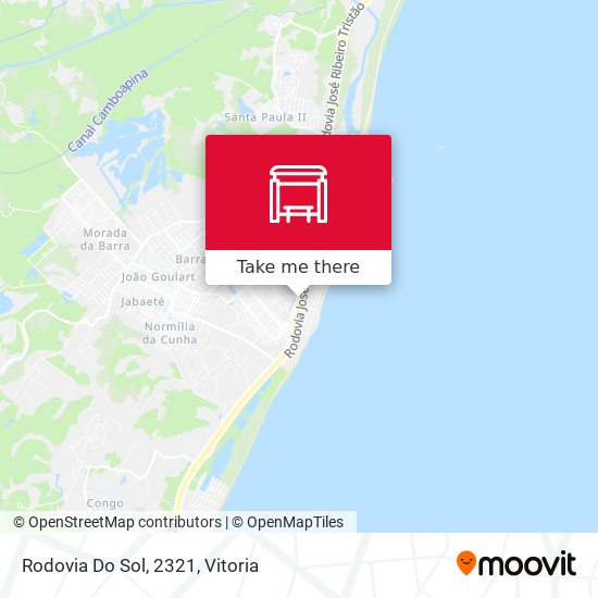Rodovia Do Sol, 2321 map