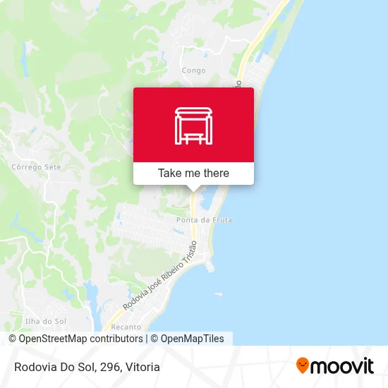 Rodovia Do Sol, 296 map